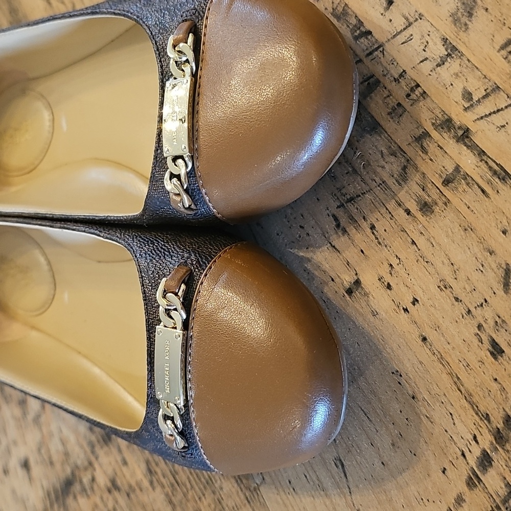 MICHAEL KORS Rebecca Flex Empire Monogram Ballet‎ Flat Size 7.5 - Picture 5 of 8